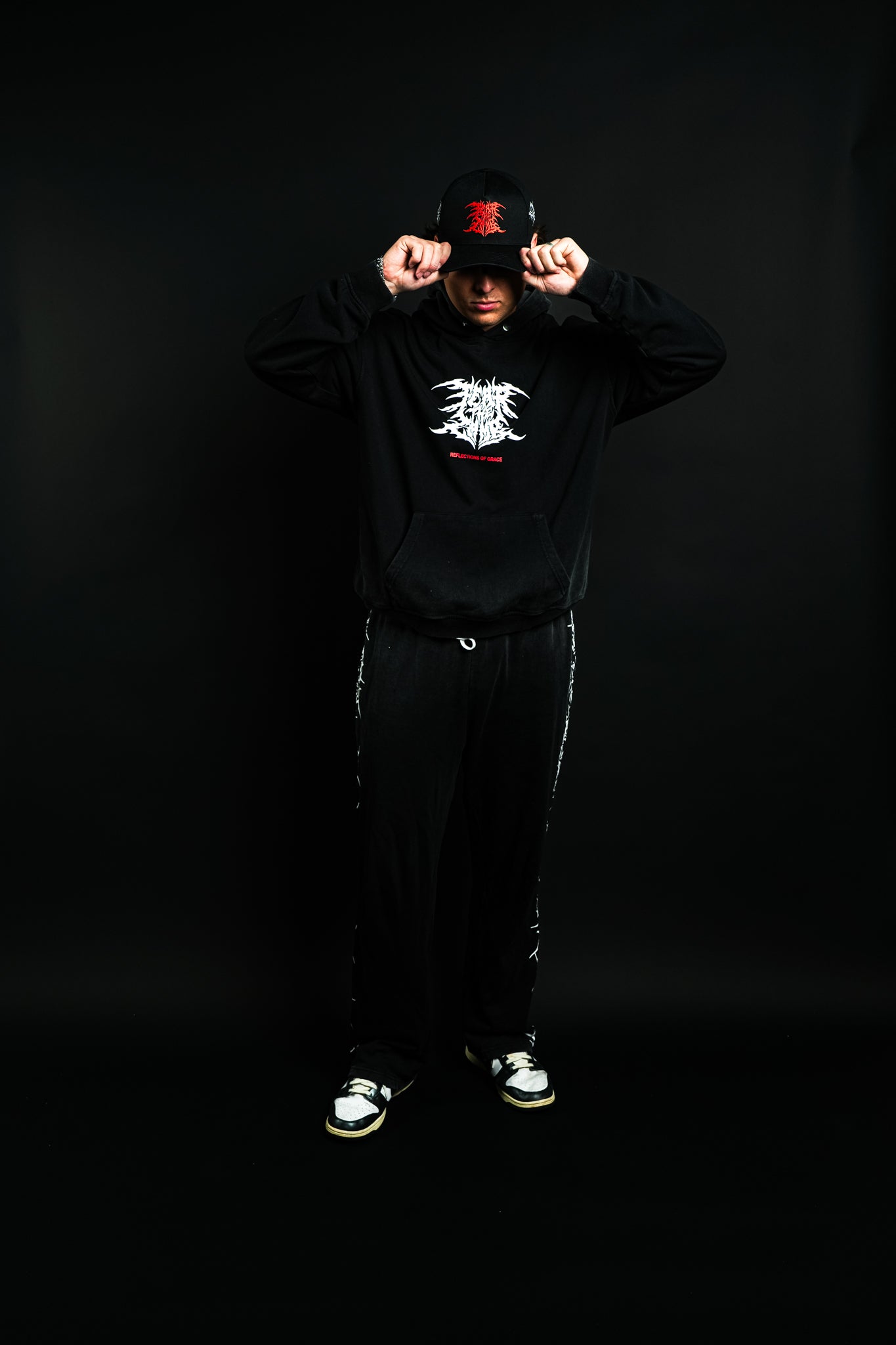 Redeemed "Faded" Hoodie in Black