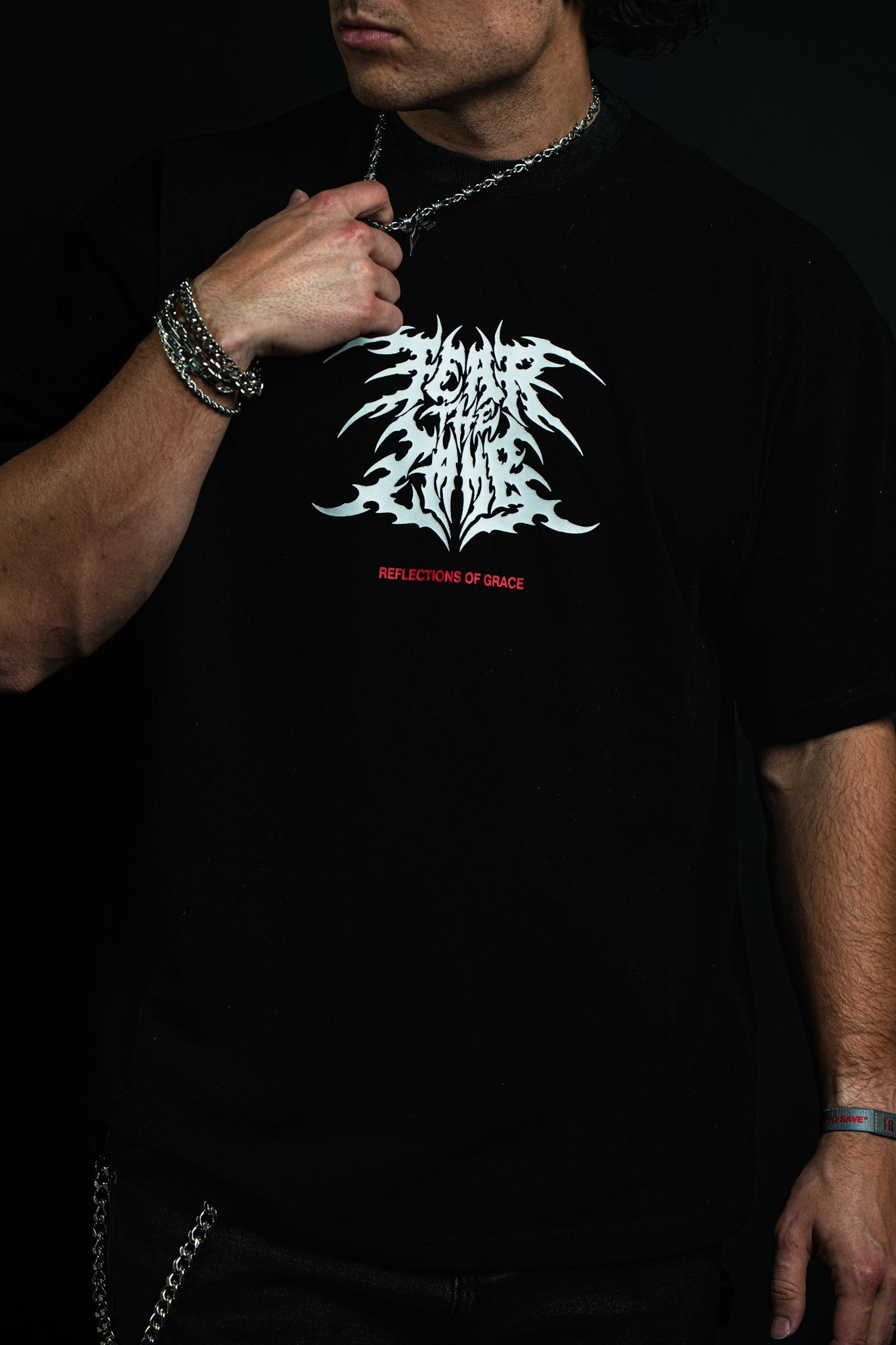 Redeemed "Faded" Tee in Black