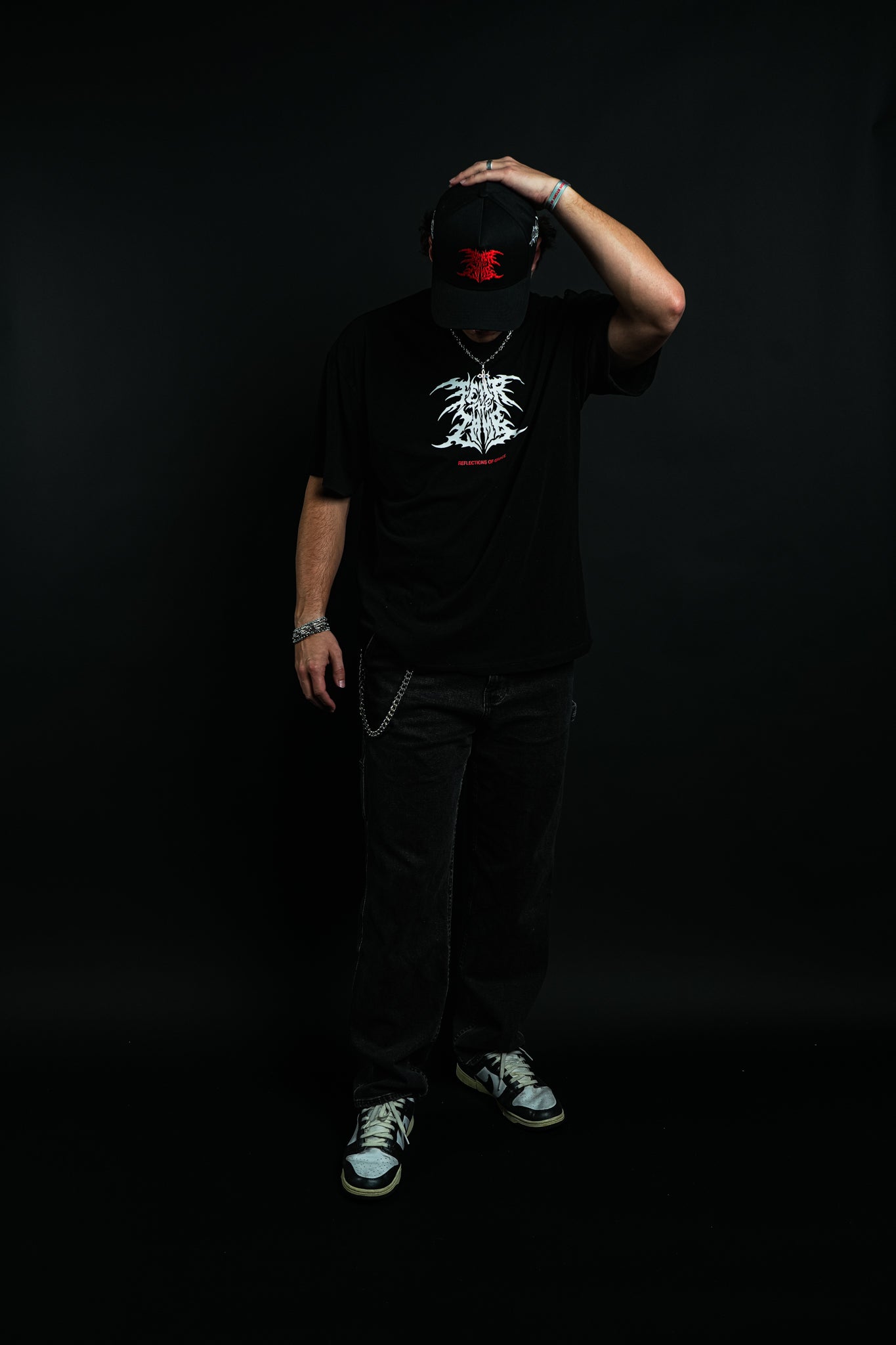 Redeemed "Faded" Tee in Black