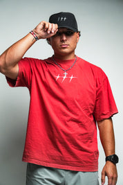 The Calling "Faded" Tee in Red