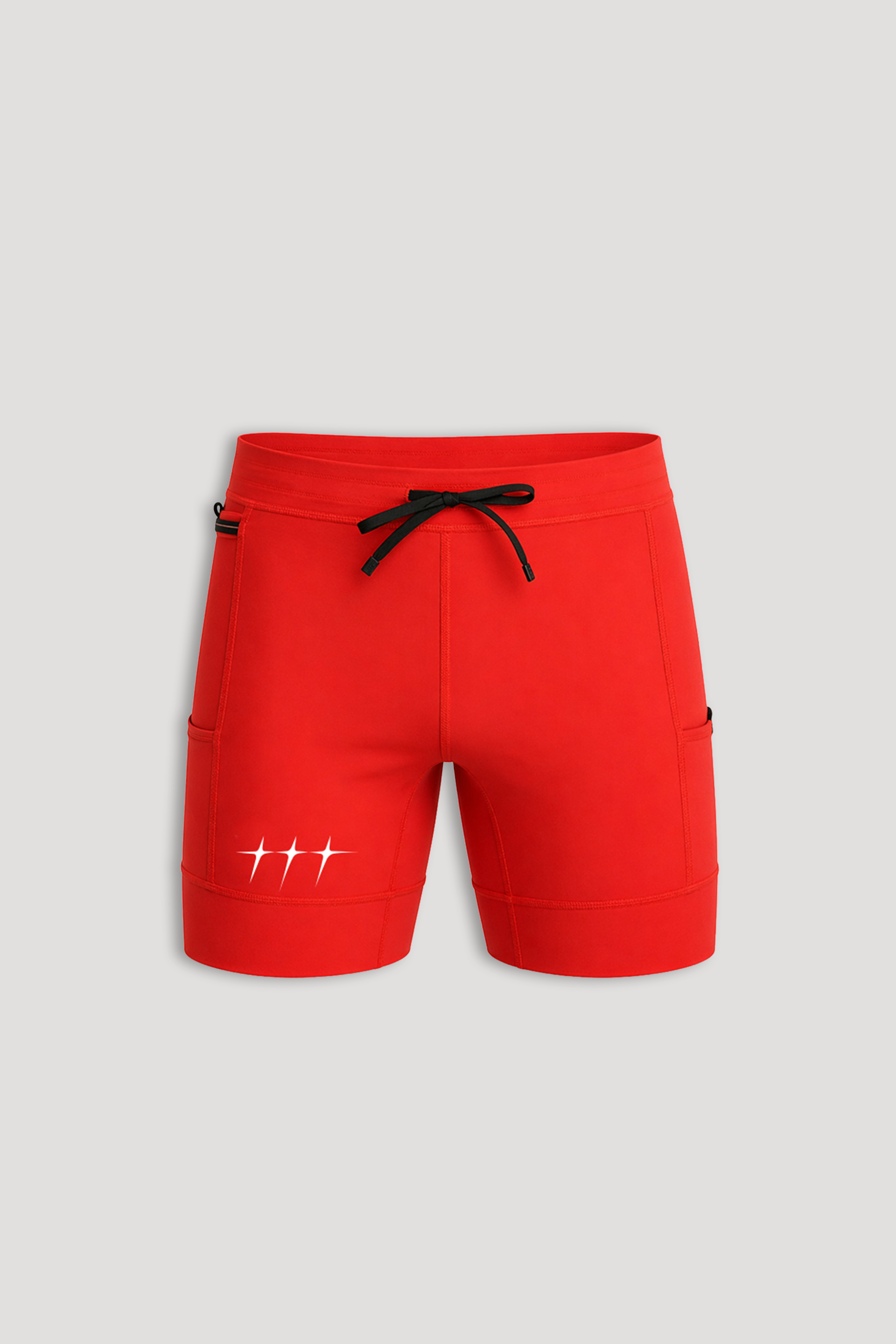 Running For Christ "Race" Half Tights in Red