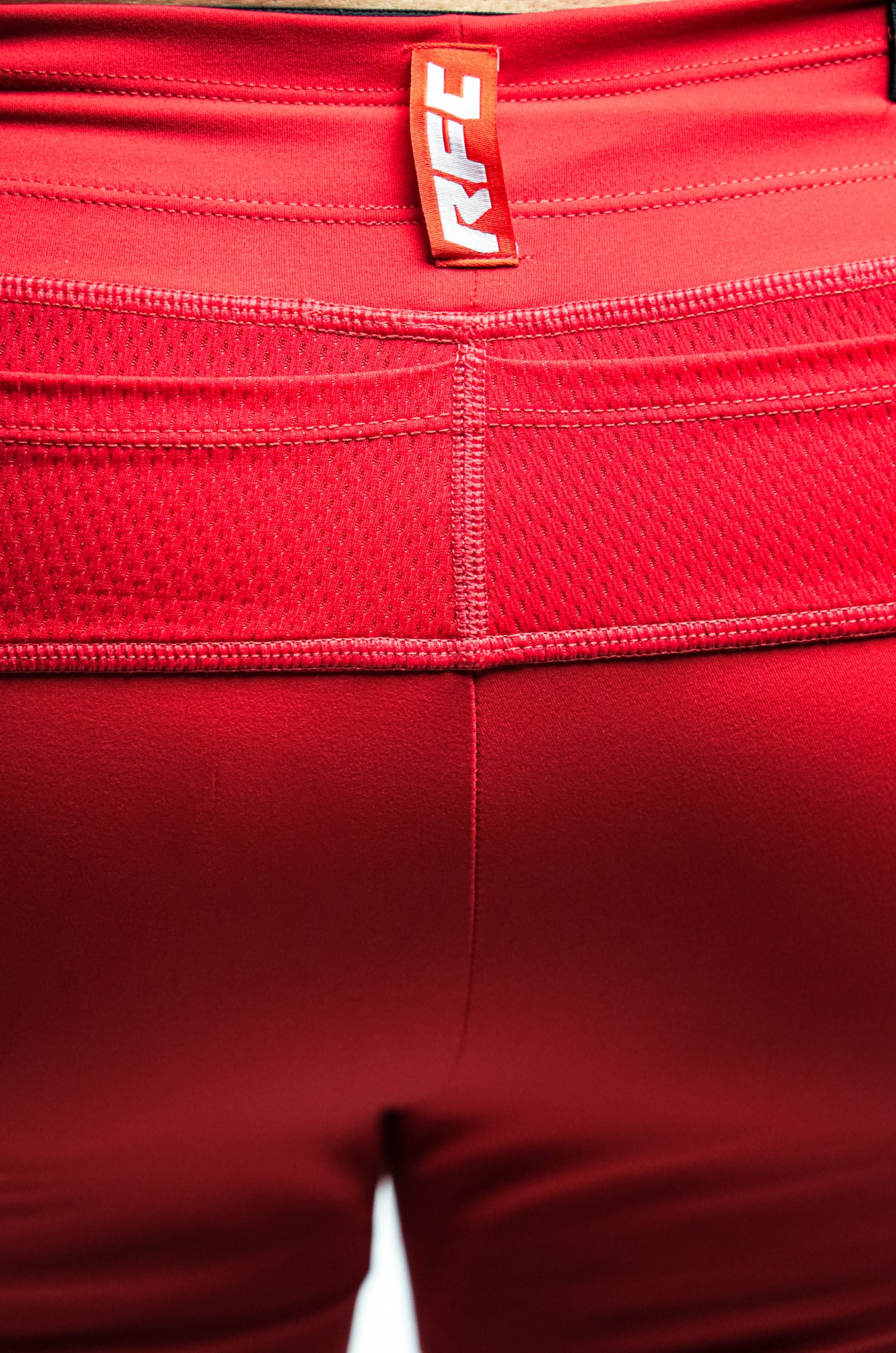 Running For Christ "Race" Half Tights in Red