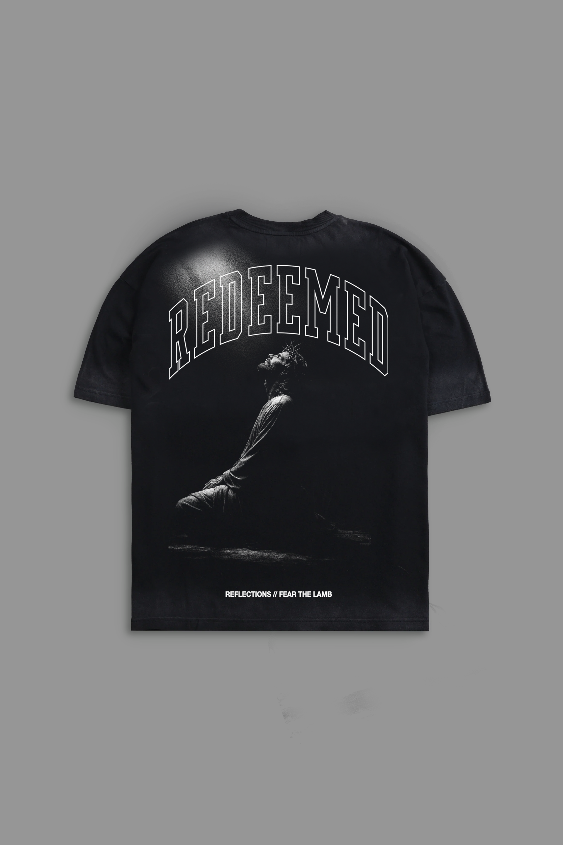 Redeemed "Faded" Tee in Black