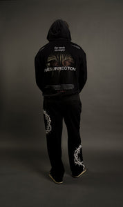 Resurrection "Faded" Hoodie in Black