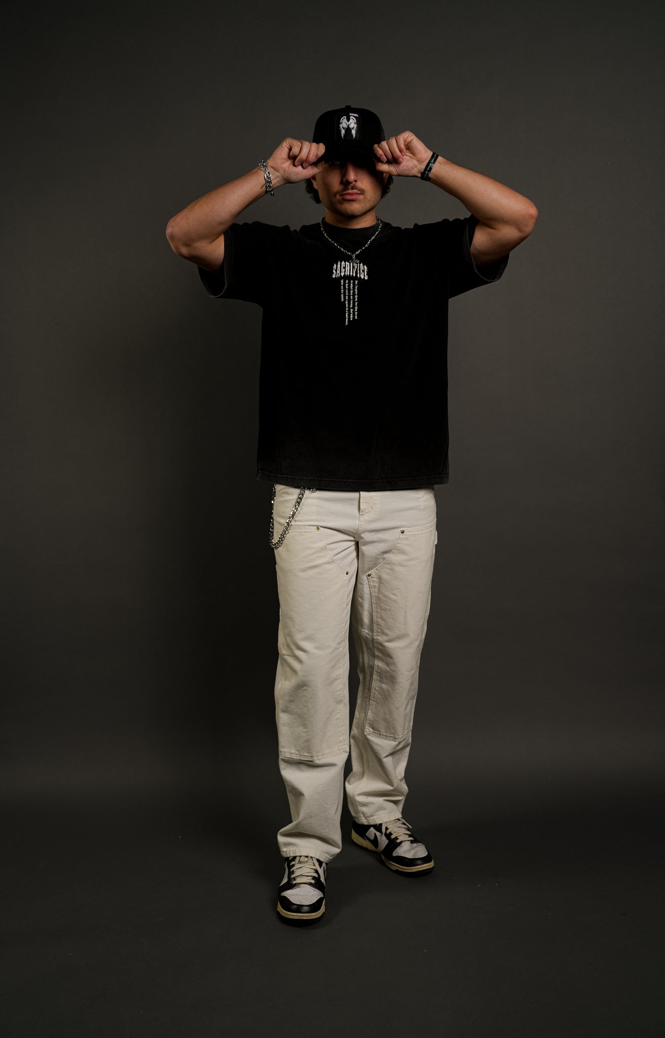 Sacrifice "Faded" Tee in Black