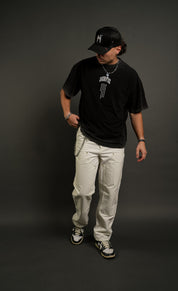 Sacrifice "Faded" Tee in Black