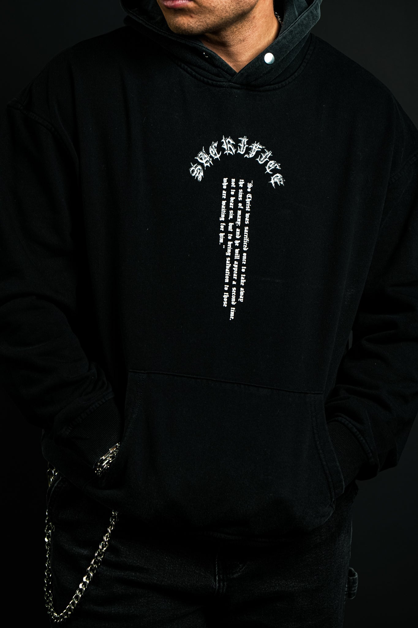 ARNOLD 2026 Sacrifice "Faded" Hoodie in Black