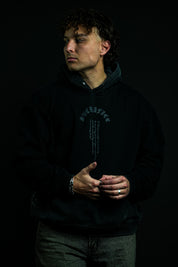 The Offering "Faded" Hoodie in Black