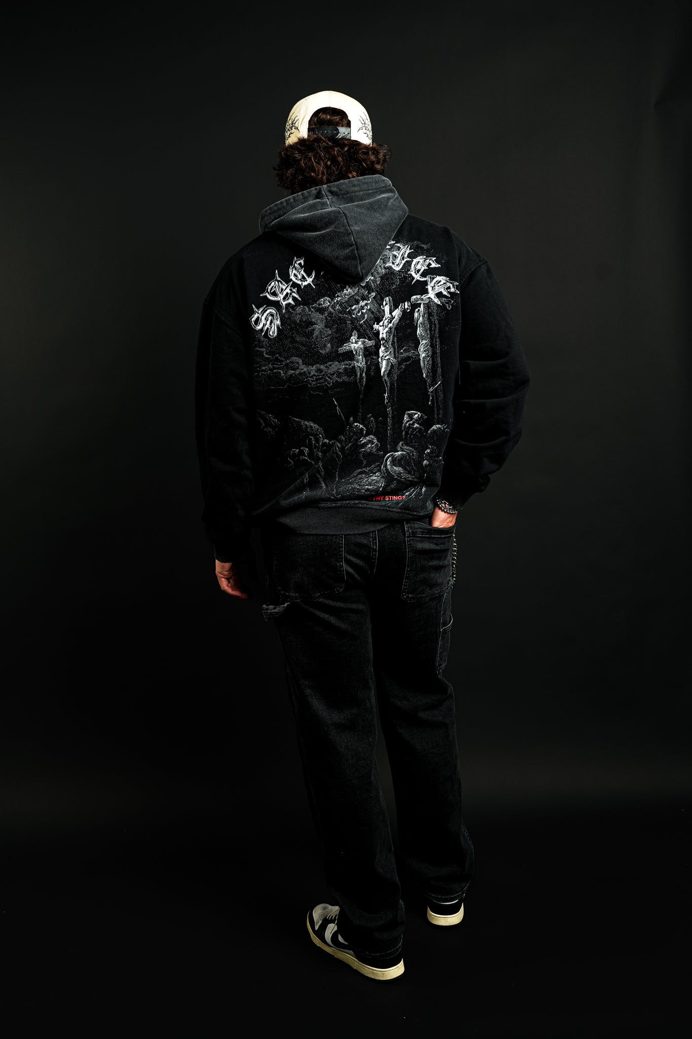 ARNOLD 2026 Sacrifice "Faded" Hoodie in Black
