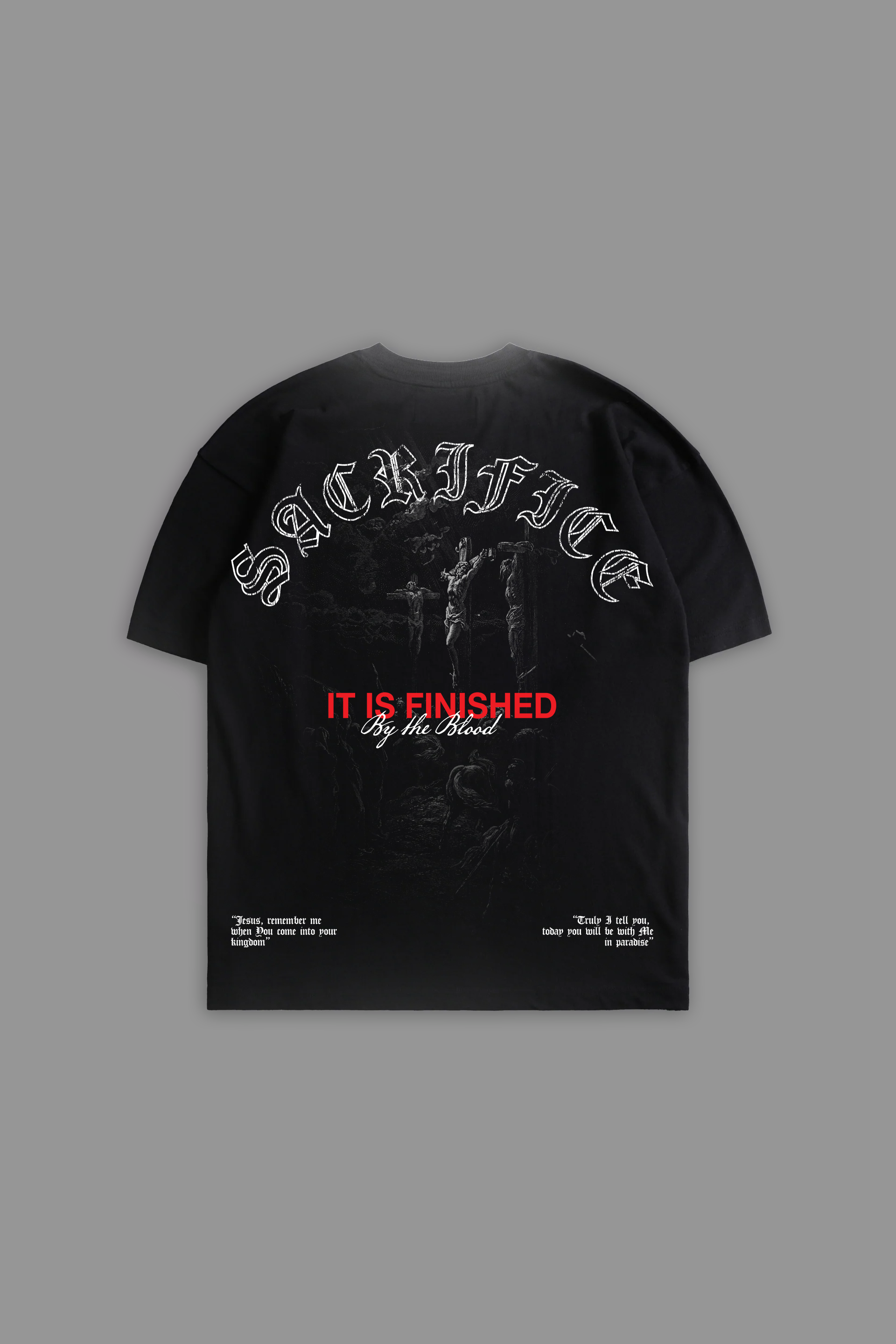 Sacrifice "Faded" Tee in Black
