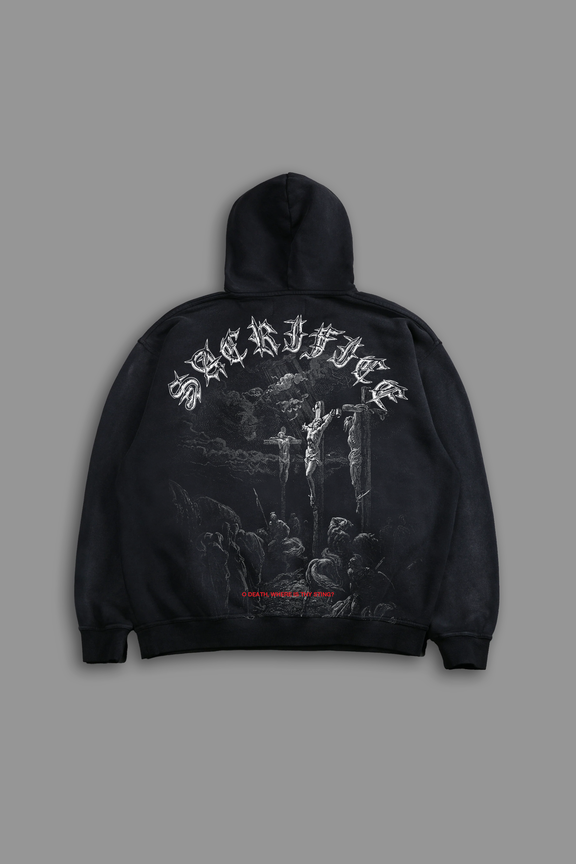 ARNOLD 2026 Sacrifice "Faded" Hoodie in Black