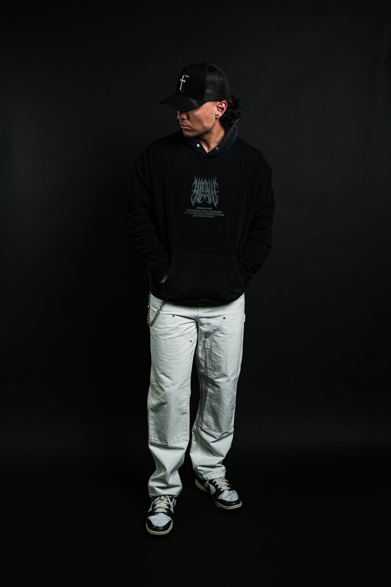 ARNOLD 2026 Samson "Faded" Hoodie in Black
