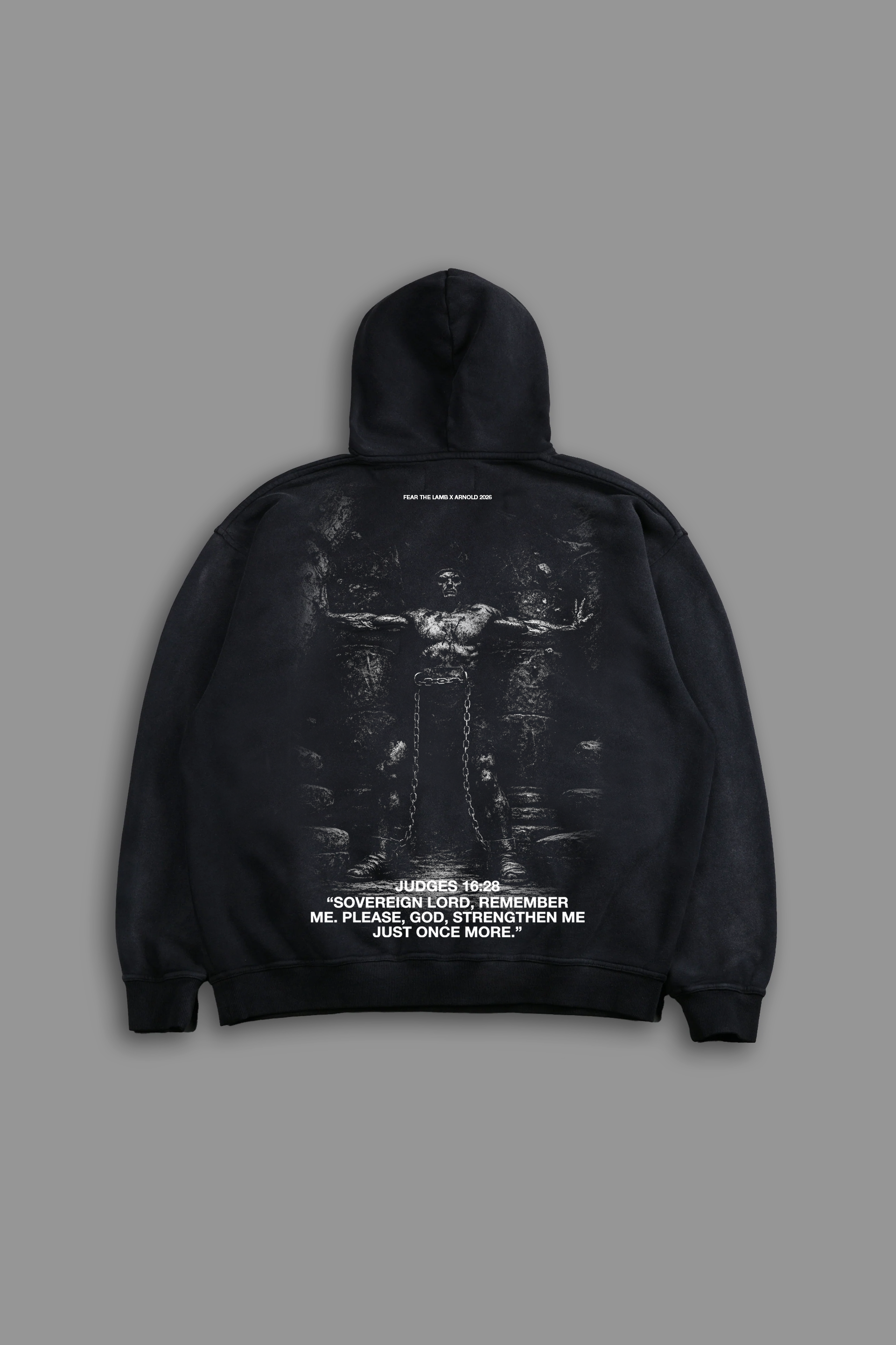 ARNOLD 2026 Samson "Faded" Hoodie in Black
