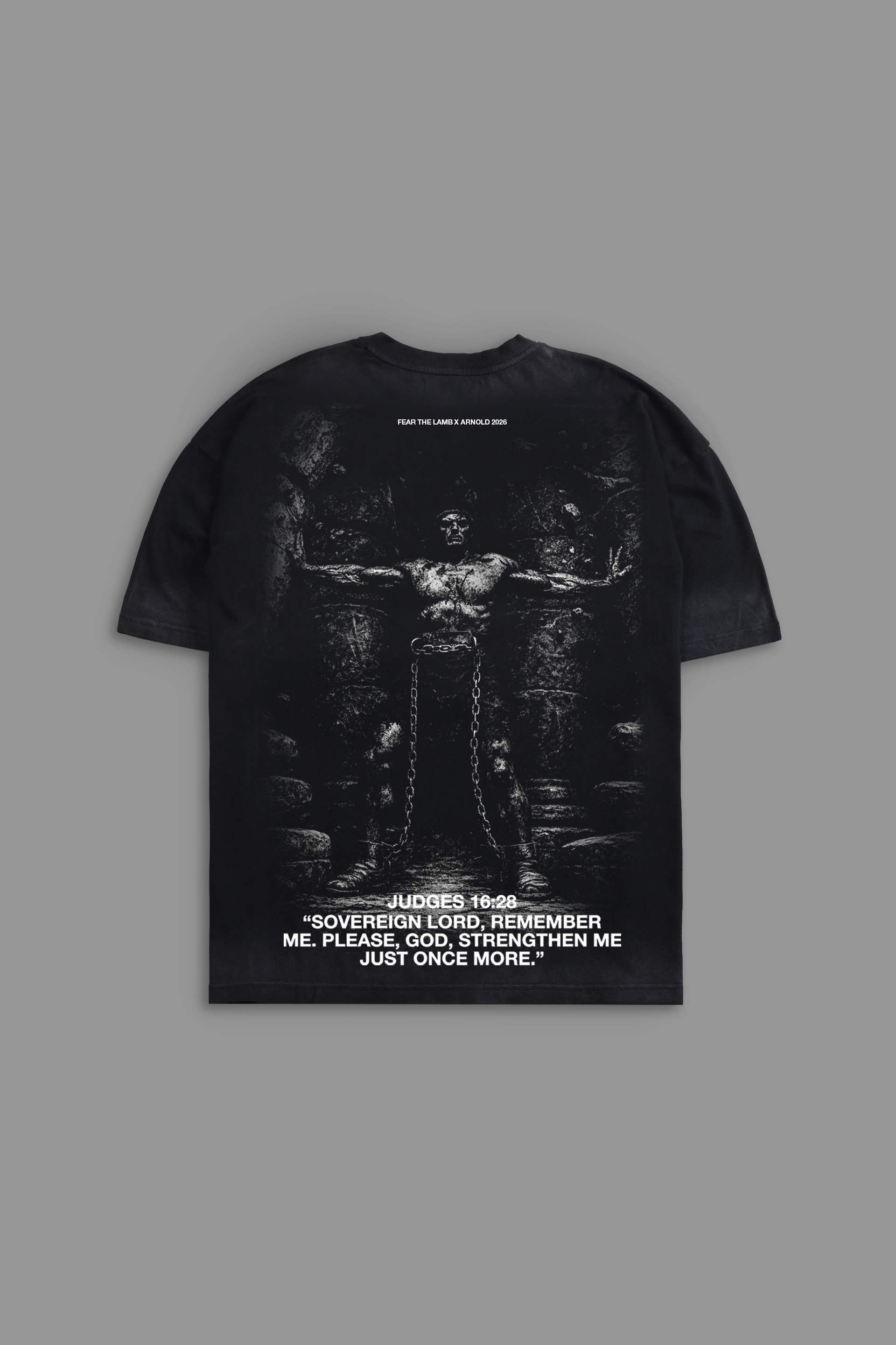 Samson "Faded" Tee in Black