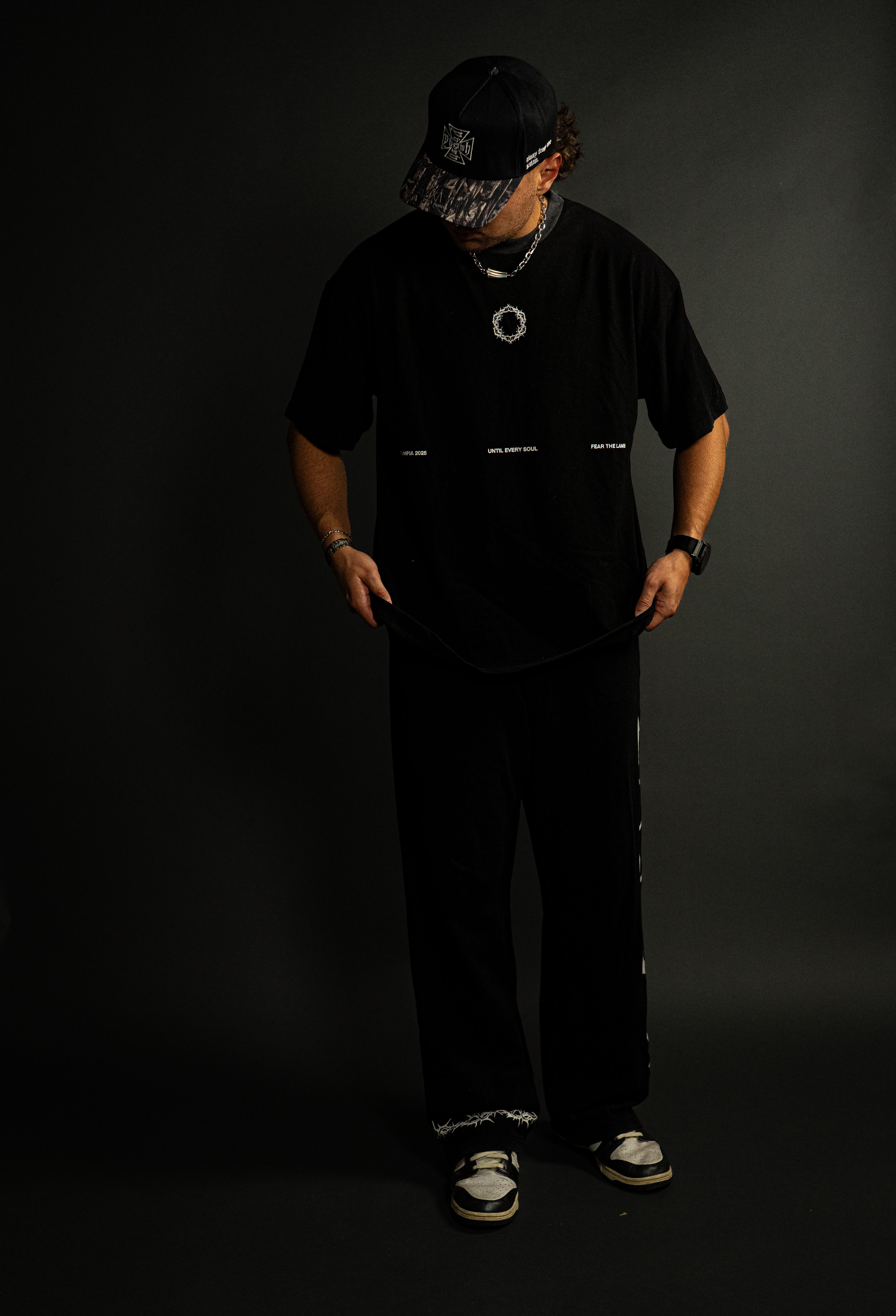 Samson x Olympia "Faded" Tee in Black