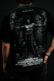 Samson "Faded" Tee in Black