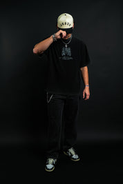 Samson "Faded" Tee in Black