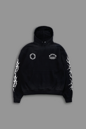 Death to Life "Faded" Hoodie in Black