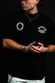 Death to Life "Faded" Tee in Black