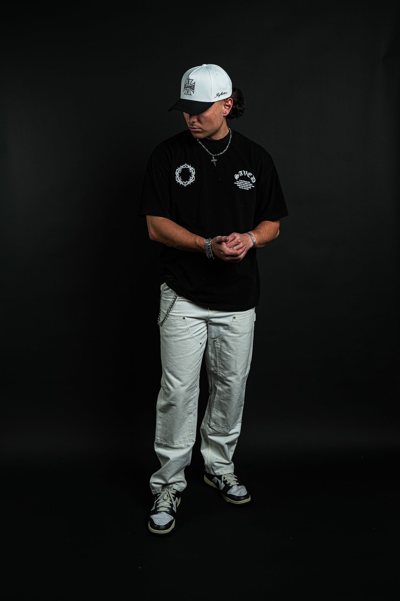 Death to Life "Faded" Tee in Black