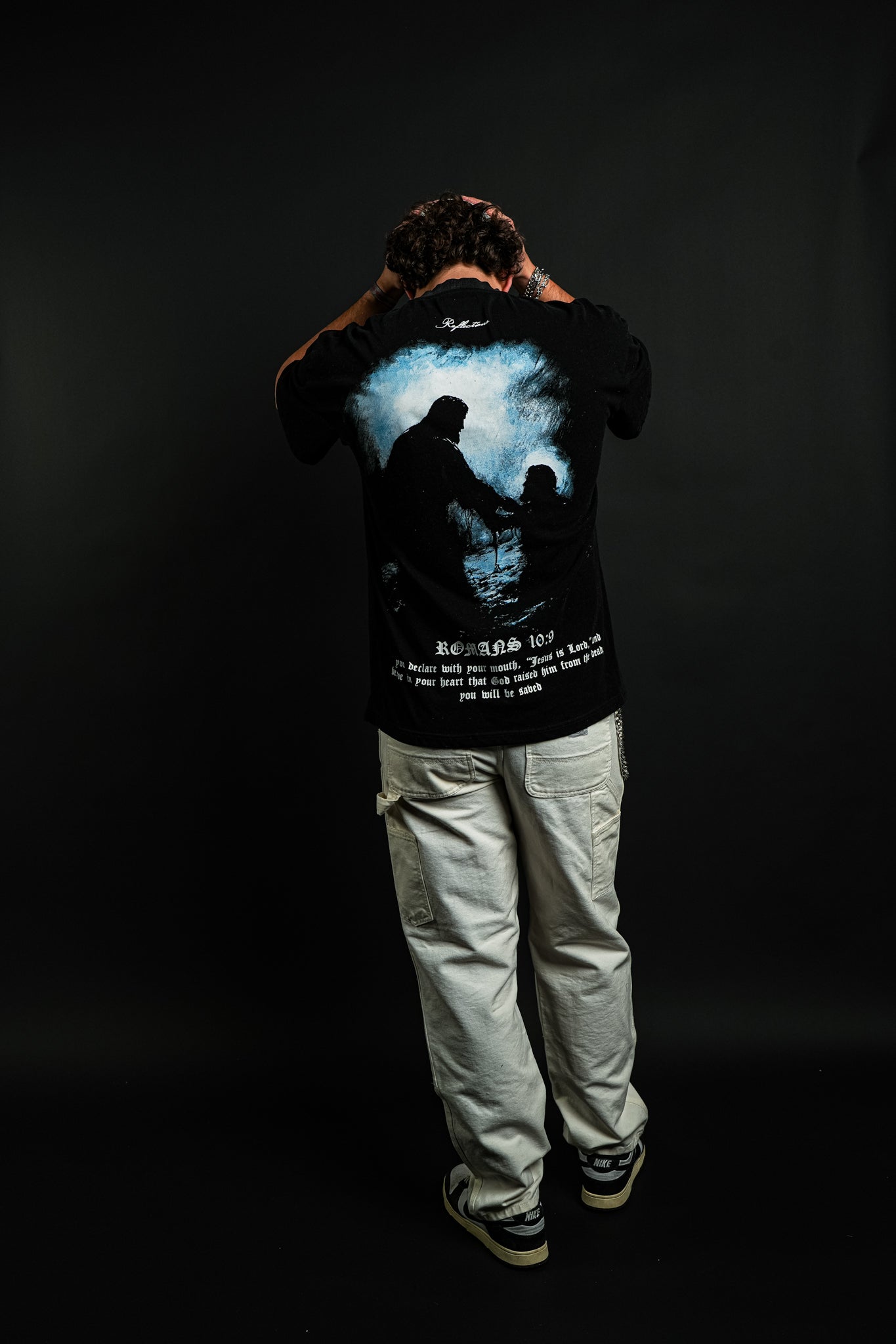 Death to Life "Faded" Tee in Black