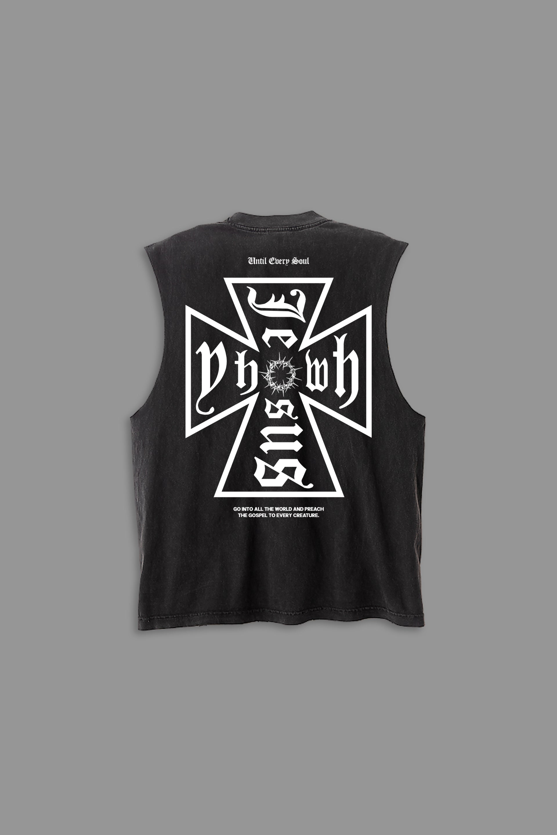 Christ Marked "PREMIUM" Cutoff in Vintage Black
