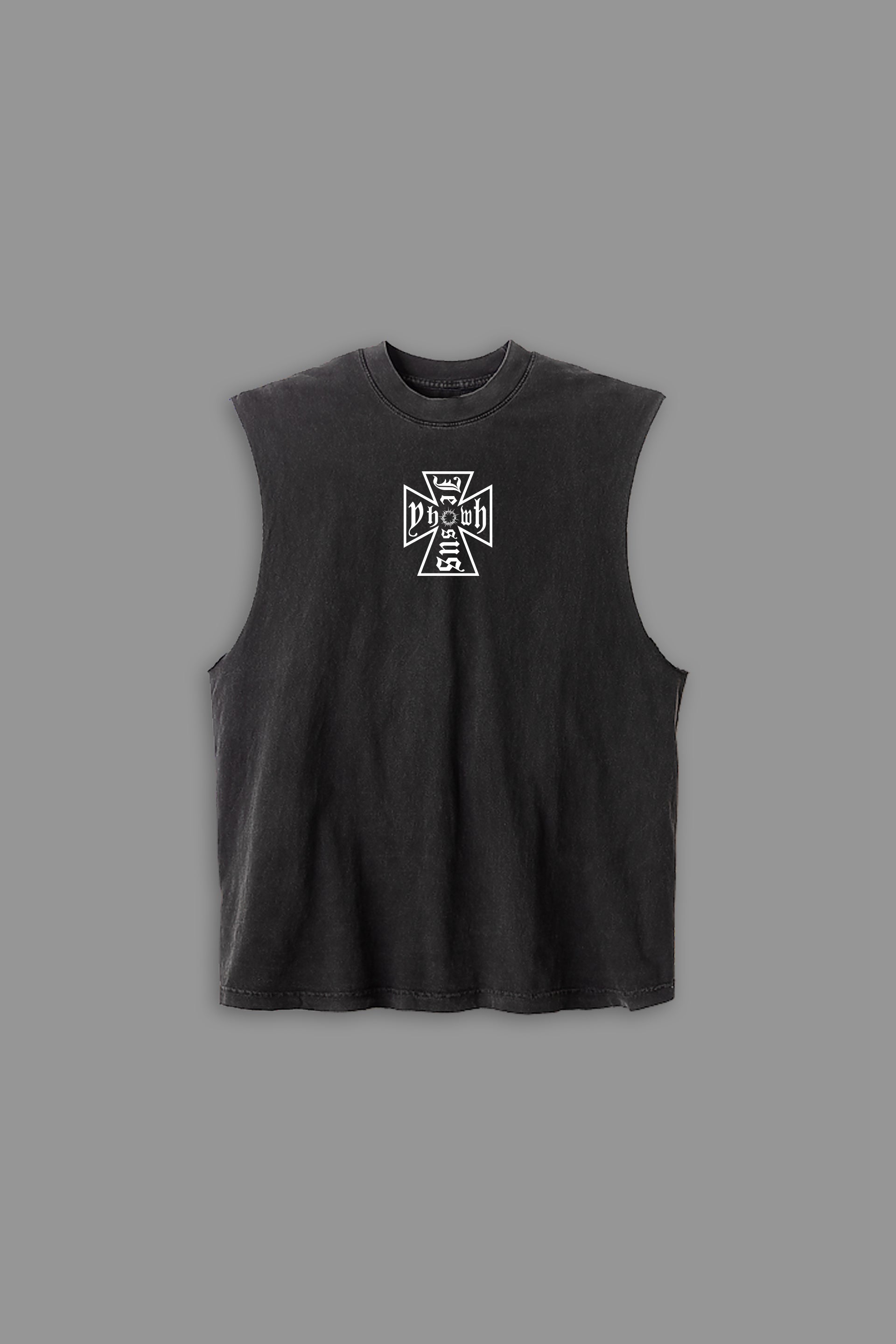 Christ Marked "PREMIUM" Cutoff in Vintage Black
