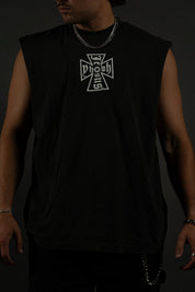 Christ Marked "PREMIUM" Cutoff in Vintage Black