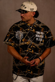 Take This World "PREMIUM" Tee in Cross Wood