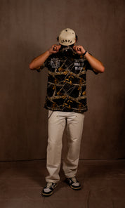 Take This World "PREMIUM" Tee in Cross Wood