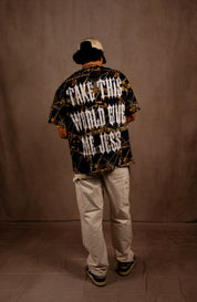 Take This World "PREMIUM" Tee in Cross Wood
