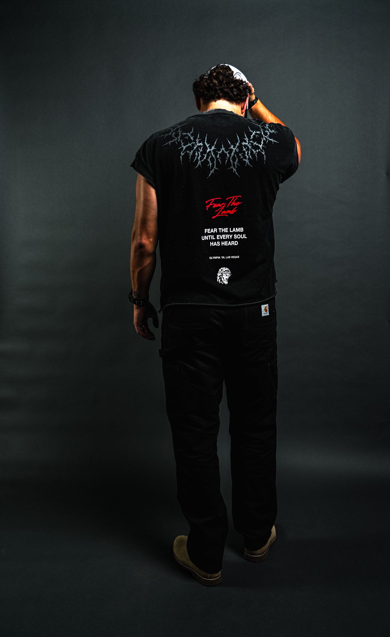 Crowned in Thorns "Warrior Cut" Tee in Black
