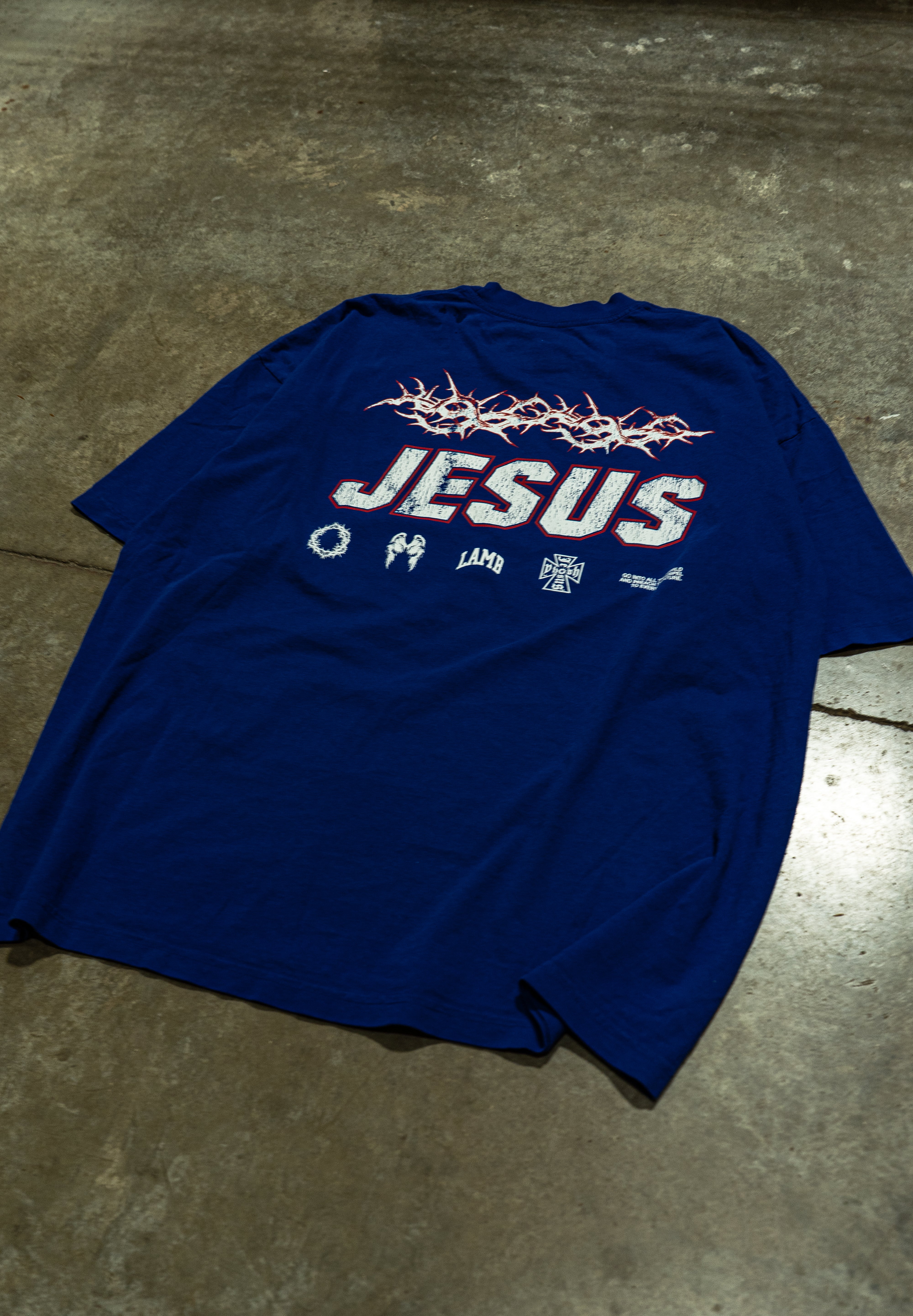 Race For Souls "PREMIUM" Tee in Cobalt Blue