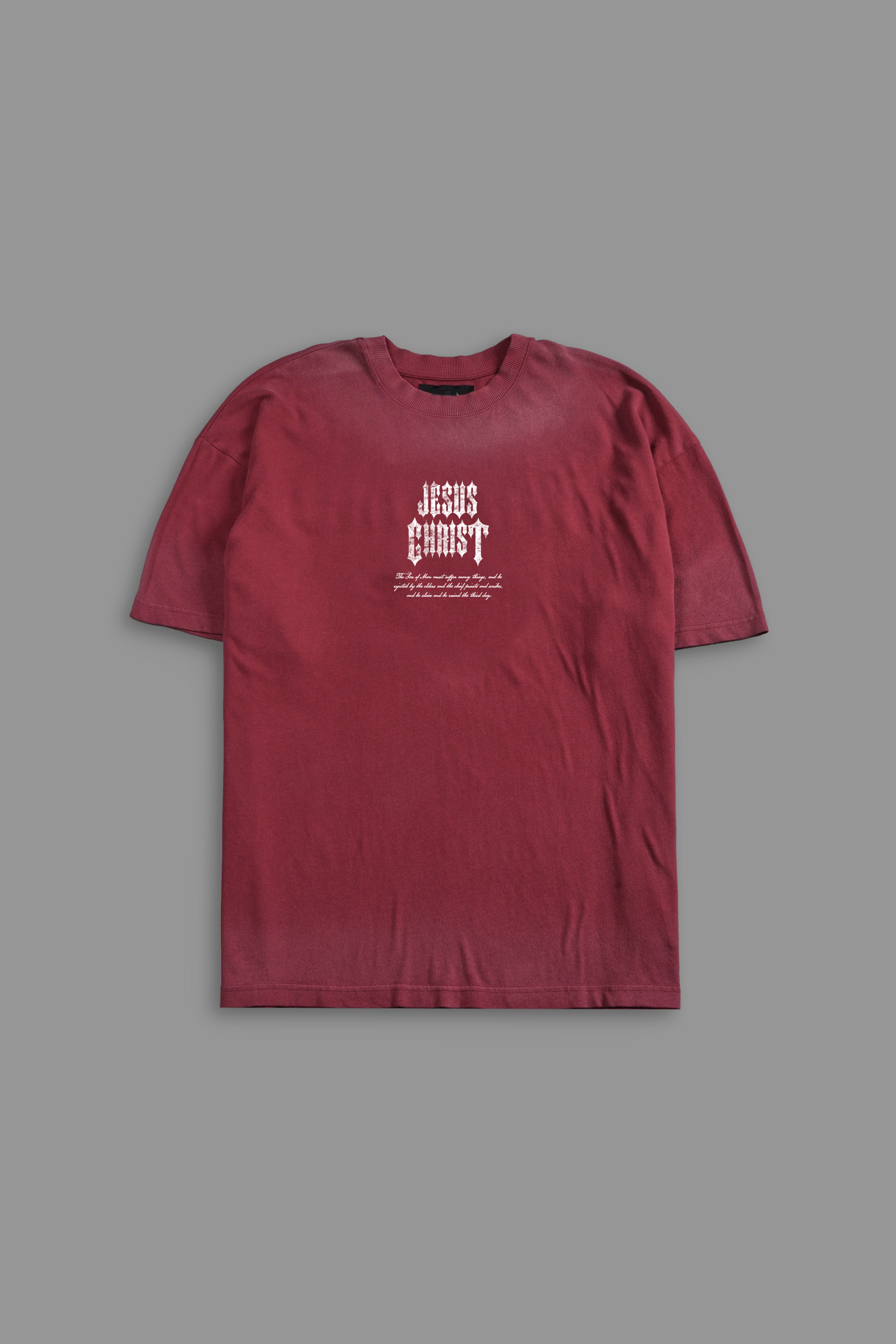 Tools "Faded" Tee in By the Blood Red