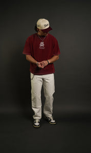 Tools "Faded" Tee in By the Blood Red