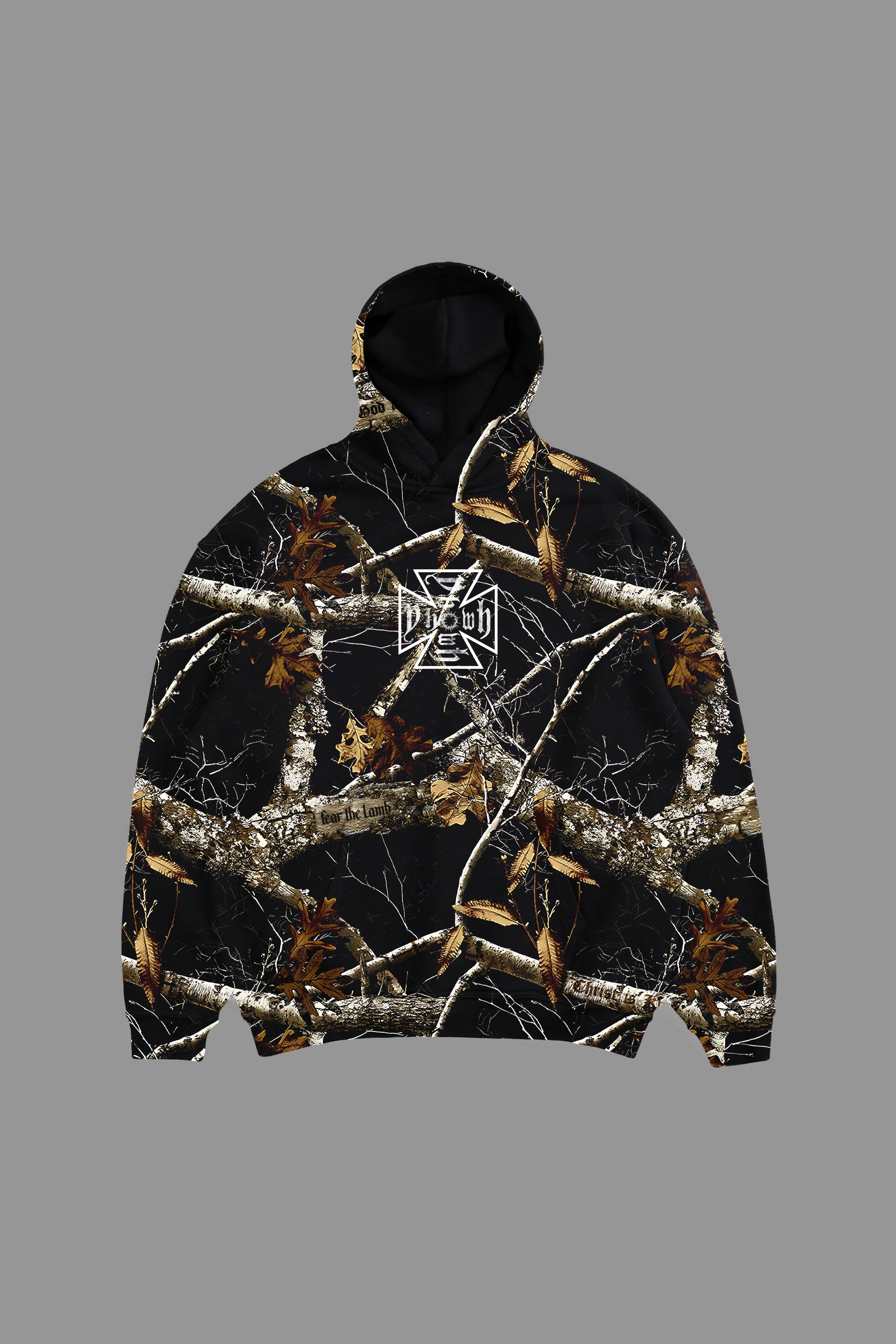 Trust Jesus "PREMIUM" Hoodie in Cross Wood