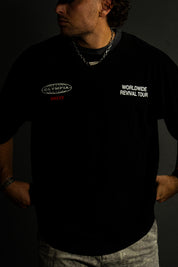 Until Every Soul x Olympia "Faded" Tee in Black