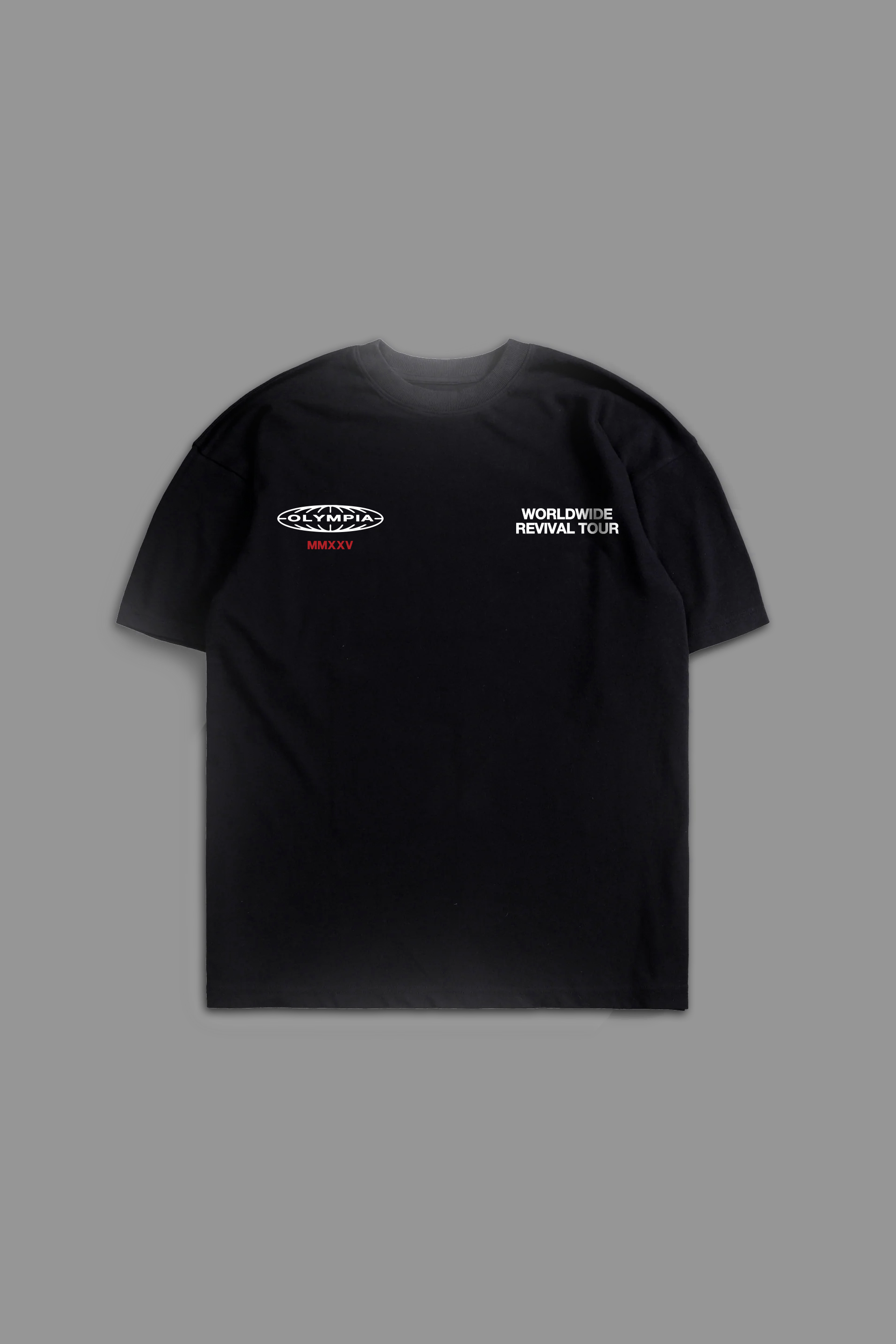 Until Every Soul x Olympia "Faded" Tee in Black