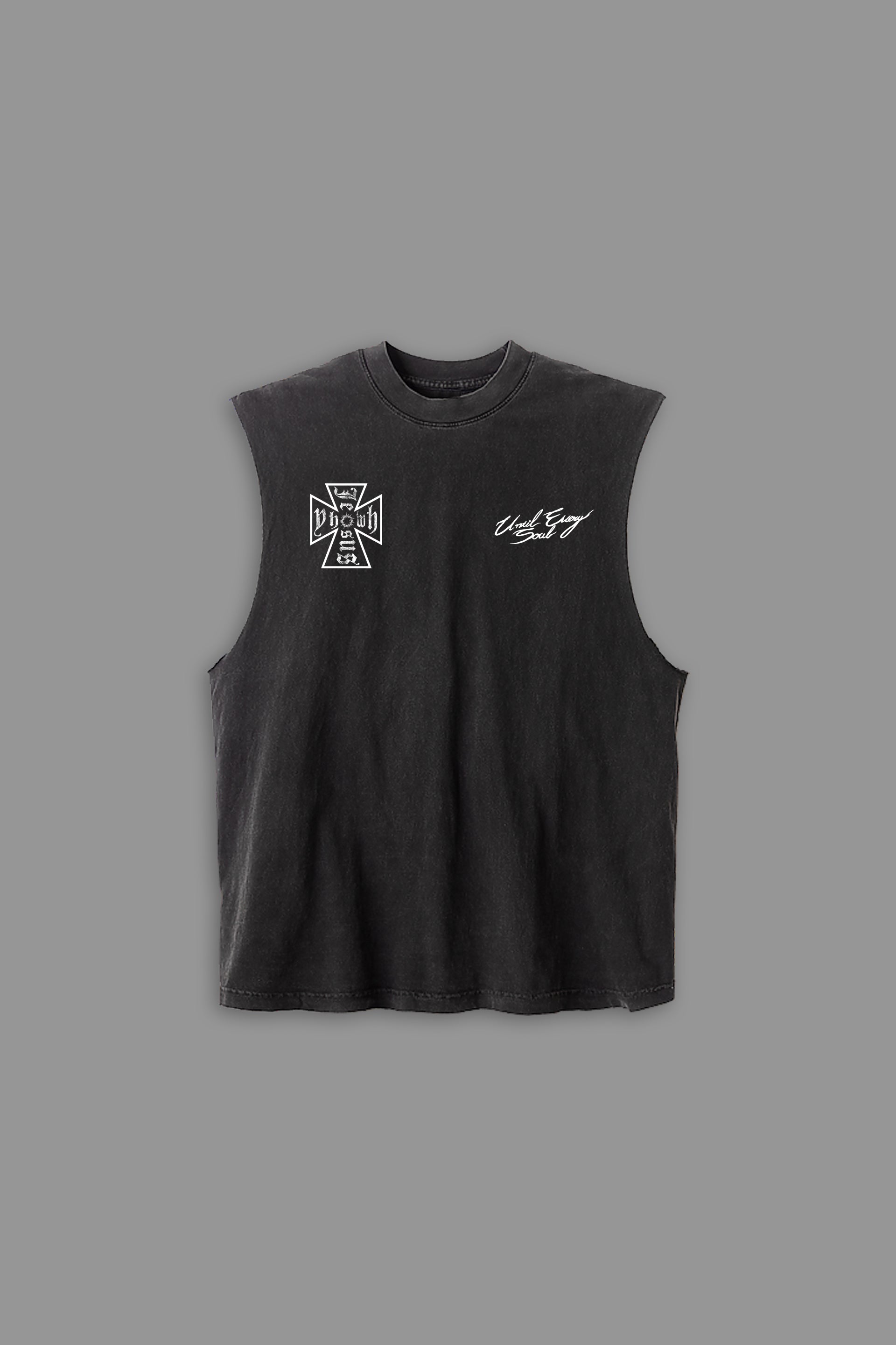 Until Every Soul "PREMIUM" Cutoff in Vintage Black