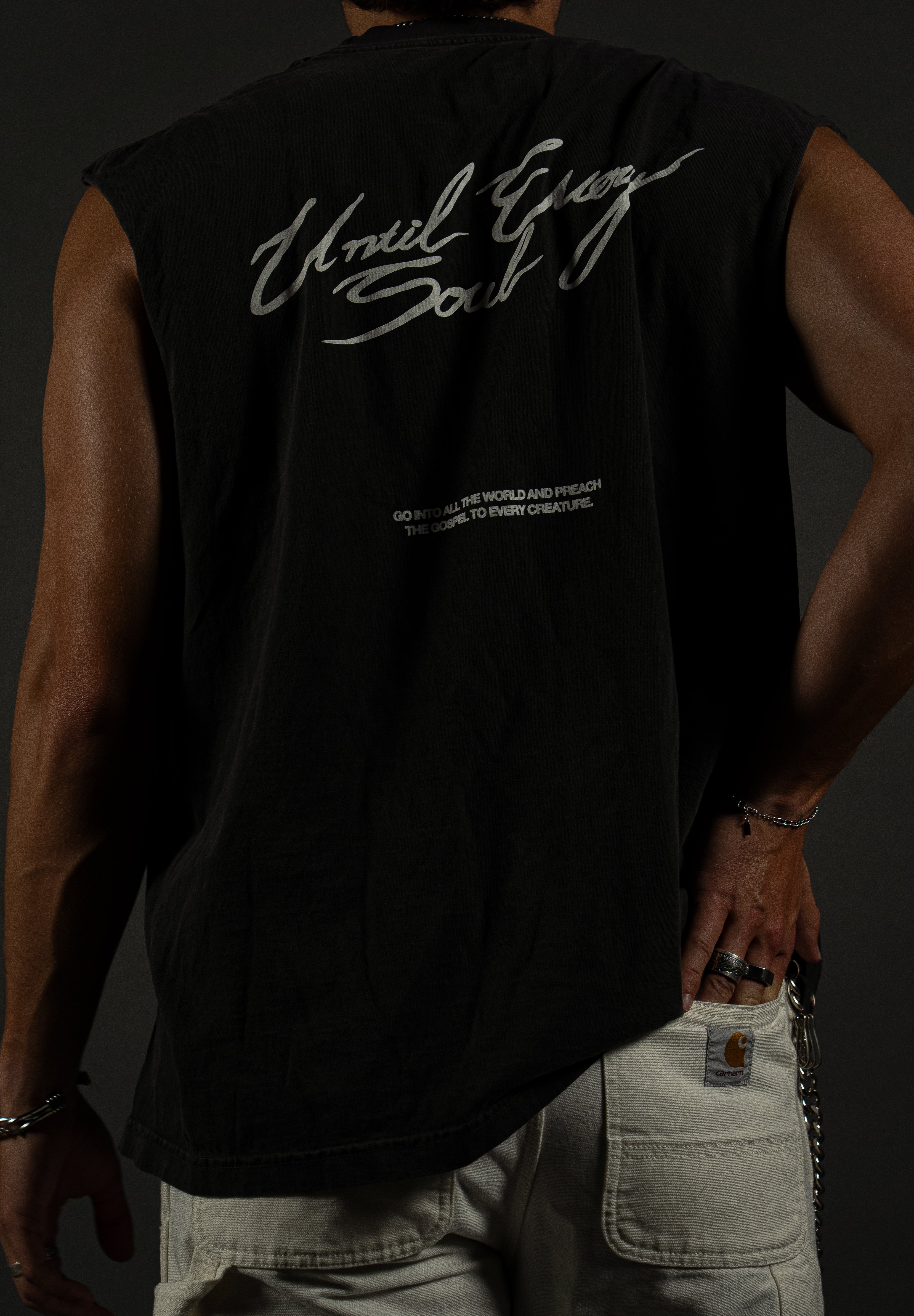 Until Every Soul "PREMIUM" Cutoff in Vintage Black
