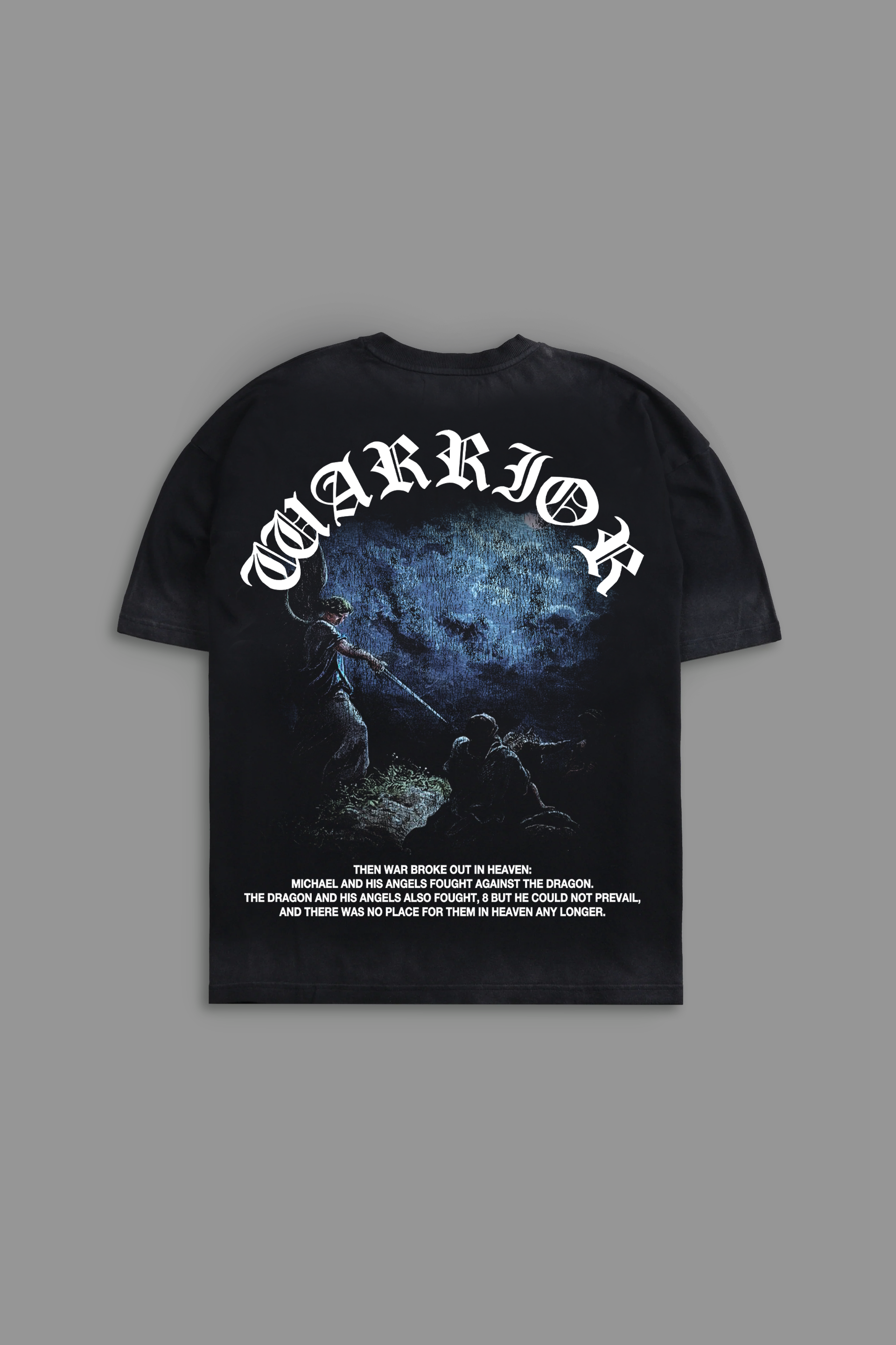 Warrior "Faded" Tee in Black