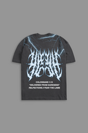 Chrome YHWH "Faded" Tee in Gray