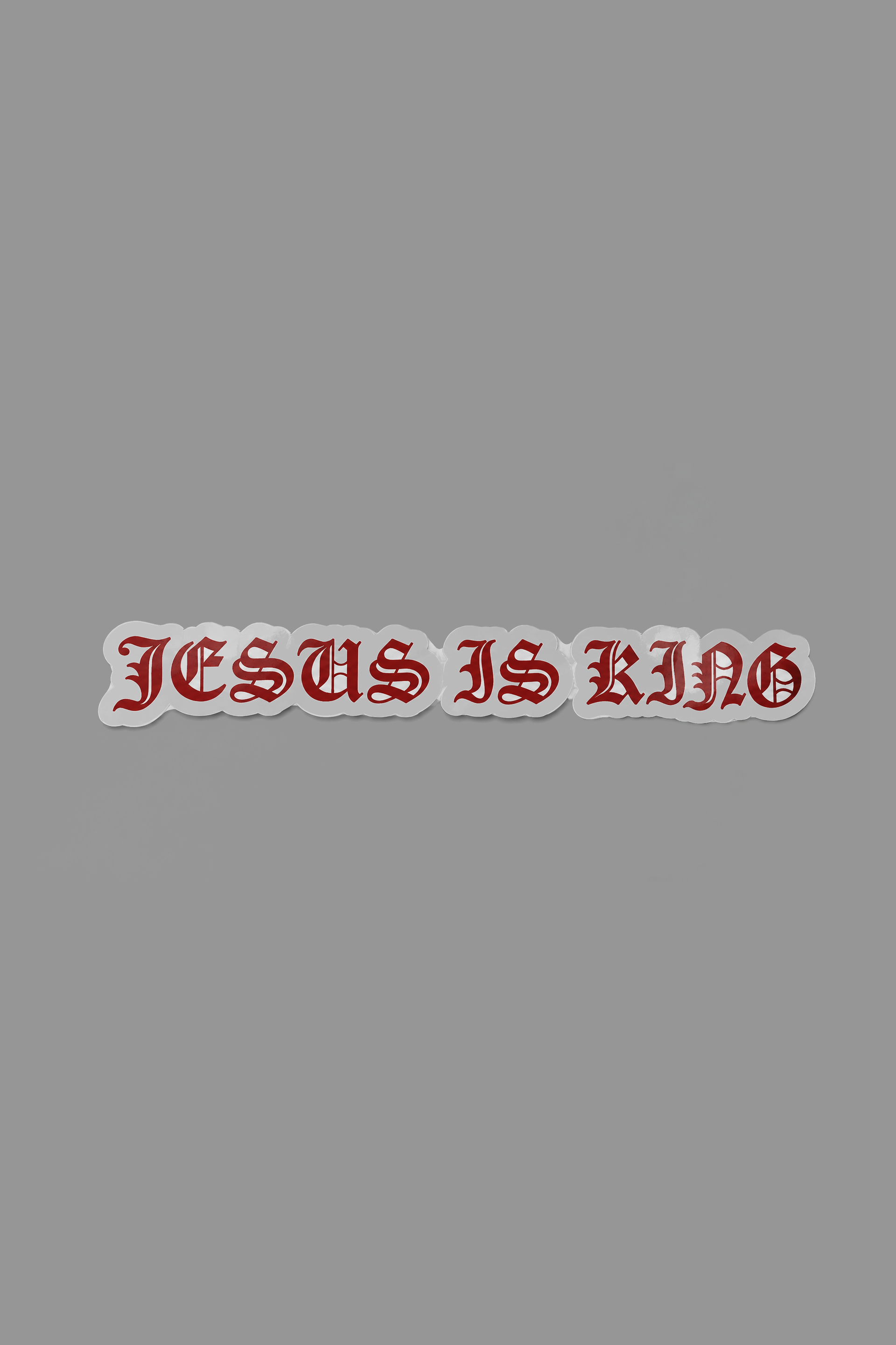 Jesus Is King Sticker