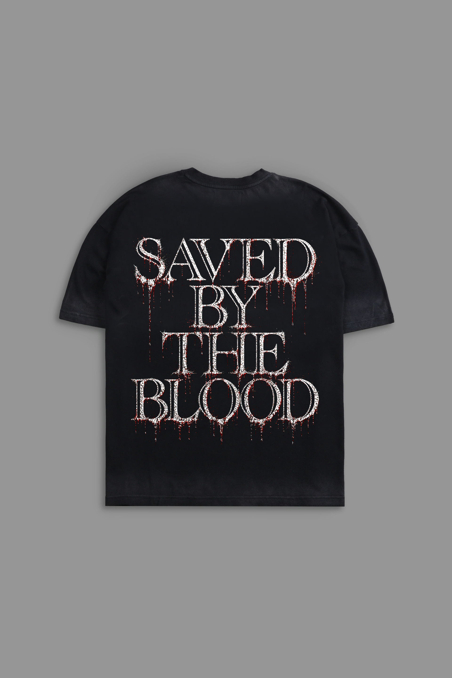 Saved by the Blood “Premium” Tee in Black