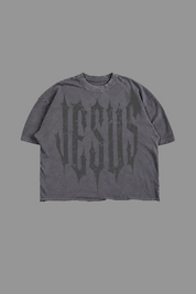 The Covenant "Rend Cut" Tee in Grey