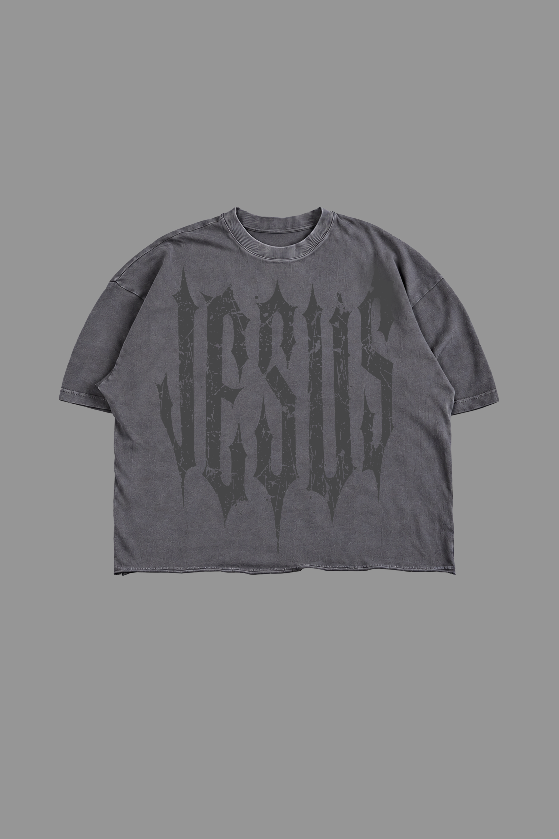 The Covenant "Rend Cut" Tee in Grey