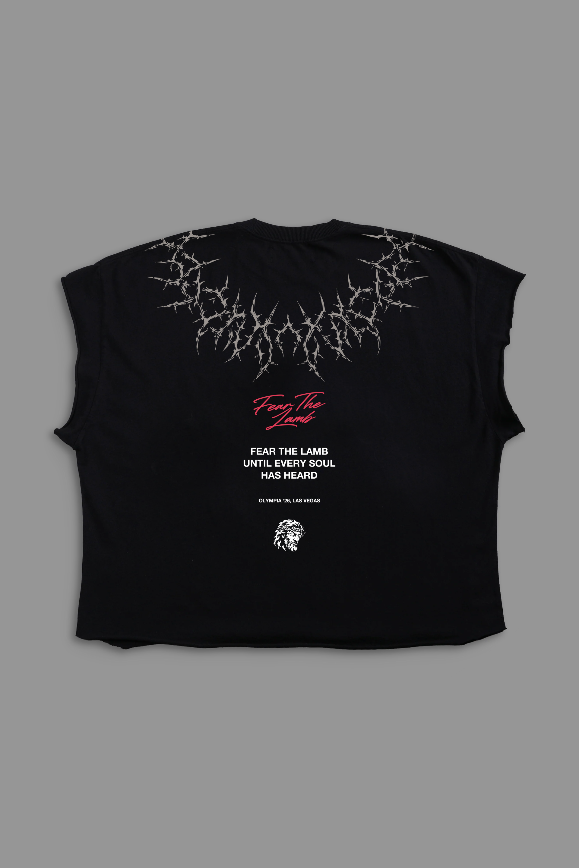 Crowned in Thorns "Warrior Cut" Tee in Black