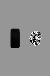 Eternal Lamb Decal in Black and White