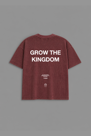 Grow the Kingdom “Premium Waffle” Tee in Red