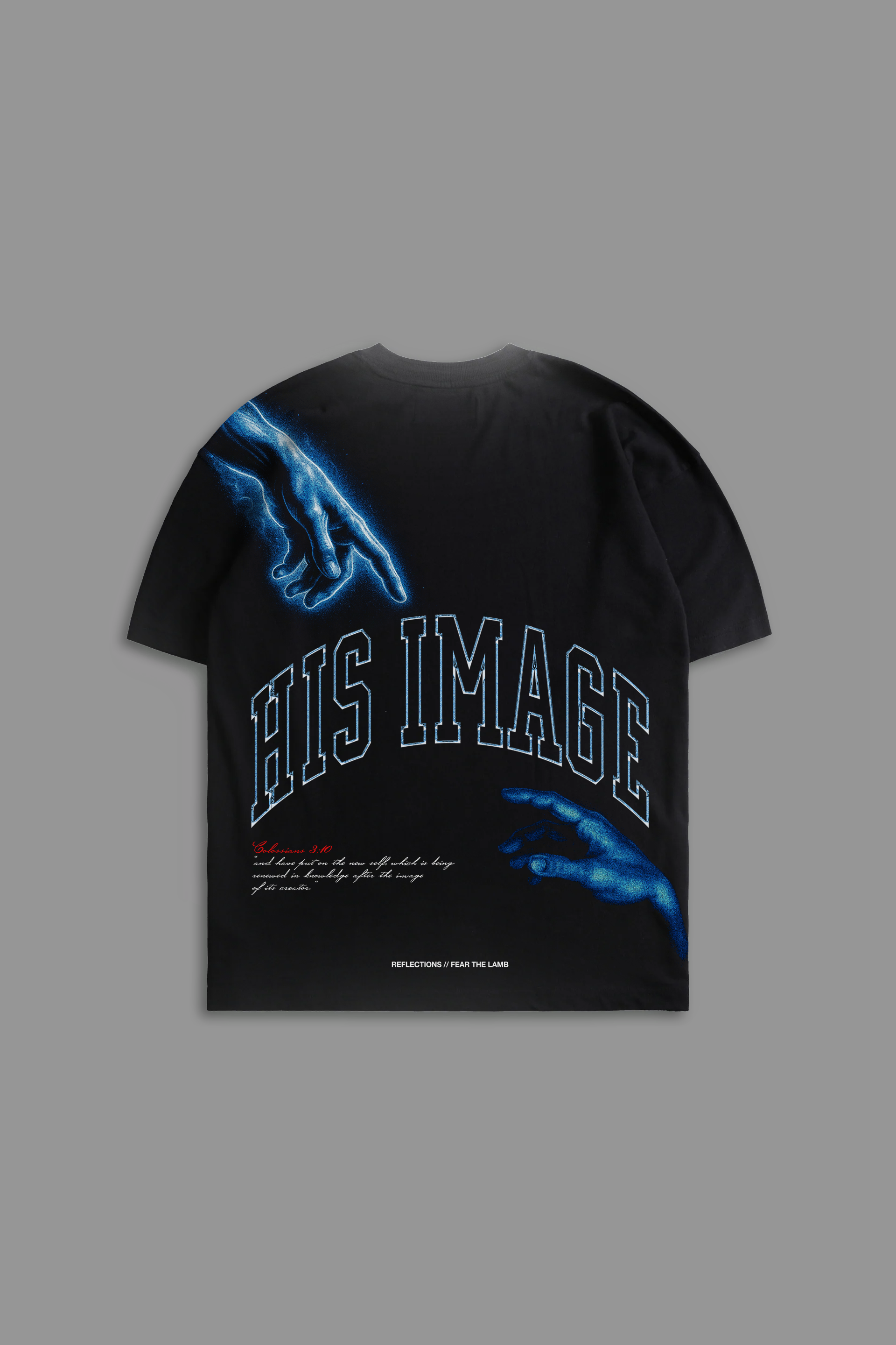 His Image "Faded" Tee in Black